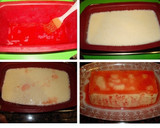 Foto del paso 5 de la receta: Pastel fresco dietético de queso y melocotón