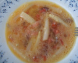 Foto del paso 1 de la receta: Tortilla de espárragos con ahumados en aceite de oliva