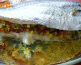 Foto del paso 4 de la receta: Pescadilla rellena con verdura