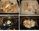 Foto del paso 1 de la receta: Pastel de setas y bacalao