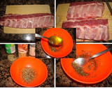 Foto del paso 1 de la receta: Costillar de cerdo a la miel con manzanas