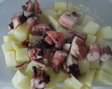 Foto del paso 4 de la receta: Canapé de pulpo con patatas al microondas