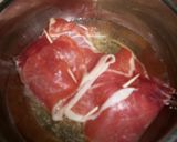 Foto del paso 2 de la receta: Panga con jamón ibérico al cava