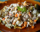 Foto del paso 5 de la receta: Coliflor y brócoli con plumas