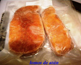 Foto del paso 1 de la receta: Paté de lomos de atún