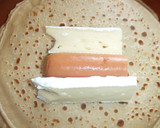 Foto del paso 3 de la receta: Crêpes de queso y salchichas