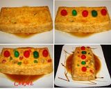 Foto del paso 4 de la receta: Pastel de queso fresco y frutas escarchadas