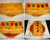 Foto del paso 4 de la receta: Pastel de queso fresco y frutas escarchadas