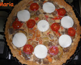 Foto del paso 7 de la receta: Quiche de berenjena, pimientos rojos y queso