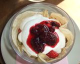 Foto del paso 4 de la receta: Crêpe de macedonia y salsa de frutos rojos