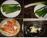 Foto del paso 1 de la receta: Crema de espárragos trigueros y gambas