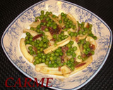 Foto del paso 5 de la receta: Guisantes estofados con calamares