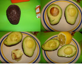 Foto del paso 1 de la receta: Aguacates rellenos de arroz, jamón y queso