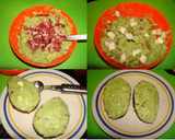 Foto del paso 3 de la receta: Aguacates rellenos de arroz, jamón y queso