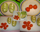 Foto del paso 4 de la receta: Aguacates rellenos de arroz, jamón y queso