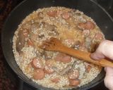 Foto del paso 2 de la receta: Risotto especial con setas y salchichas