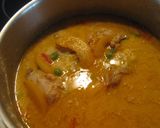 Foto del paso 3 de la receta: Merluza con curry y melocotones en almíbar