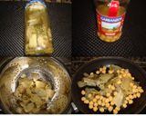 Foto del paso 1 de la receta: Pencas y acelgas con garbanzos al pimentón