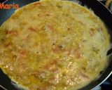 Foto del paso 5 de la receta: Tortilla de habas con cabecero de lomo