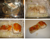 Foto del paso 5 de la receta: Bacalao al horno con mermelada y trigueros