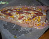 Foto del paso 3 de la receta: Pescadilla rellena de gambas y anchoas