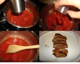 Foto del paso 7 de la receta: Magret de pato con salsa de fresas