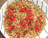 Foto del paso 2 de la receta: Ensalada de lentejas con repollo y vinagreta de pimiento rojo