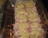 Foto del paso 6 de la receta: Rollitos de jamón gratinados