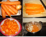 Foto del paso 1 de la receta: Crema de zanahorias suave