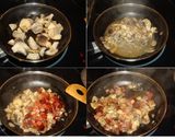 Foto del paso 2 de la receta: Macarrones con setas, chorizo y jamón