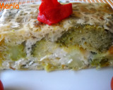 Foto del paso 5 de la receta: Pastel de brócoli con manzana y patata