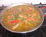 Foto del paso 9 de la receta: Paella de verduras, gambas y bacalao
