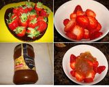 Foto del paso 1 de la receta: Fresones con salsa de naranja y miel