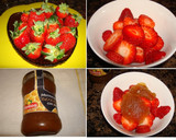 Foto del paso 1 de la receta: Fresones con salsa de naranja y miel