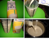 Foto del paso 1 de la receta: Sorbete de horchata y queso batido