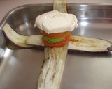 Foto del paso 4 de la receta: Hatillo de berenjenas rellenas de hortalizas y queso de cabra