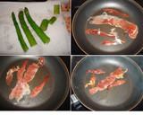Foto del paso 1 de la receta: Espárragos trigueros envueltos en hojaldre con crujiente de jamón