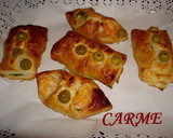 Foto del paso 5 de la receta: Hojaldres rellenos con langostinos y mahonesa