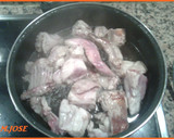 Foto del paso 1 de la receta: Conejo al ajo