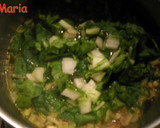 Foto del paso 2 de la receta: Sopa de lentejas peladas con verduras