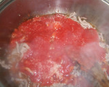 Foto del paso 1 de la receta: Tiburones, con carne picada, paté y tomate al Grana Padano