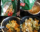 Foto del paso 1 de la receta: Pasta cremosa con piñones y tomate seco