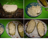 Foto del paso 2 de la receta: Berenjenas con queso de cabra y langostinos