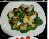Foto del paso 4 de la receta: Ensalada de espinacas y fresones