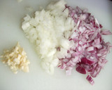 Foto del paso 1 de la receta: Potaje de bacalao con garbanzos y espinacas baby