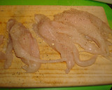 Foto del paso 1 de la receta: Salteado de pollo y berenjena