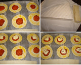 Foto del paso 3 de la receta: Tartas de hojaldre con sobrasada y queso brie