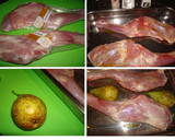 Foto del paso 1 de la receta: Paletilla de cabrito al horno con peras