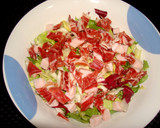 Foto del paso 3 de la receta: Ensalada con jamón Ibérico y pavo