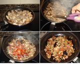 Foto del paso 2 de la receta: Caracolas de hojaldre rellenas de setas y chorizo